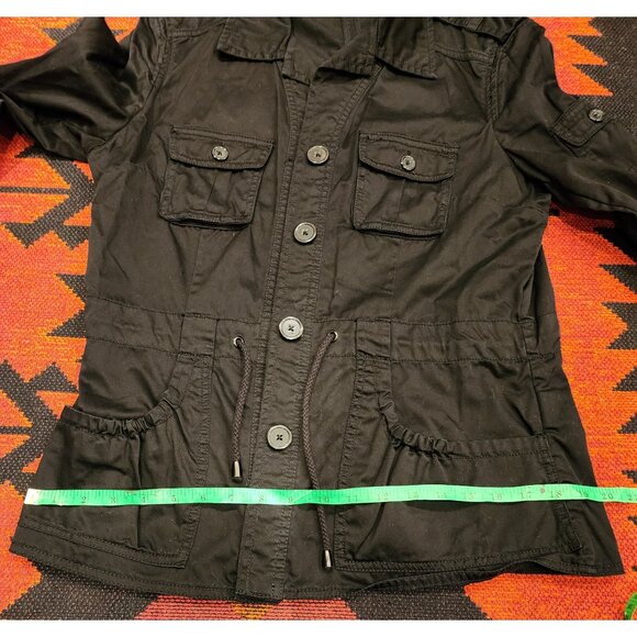 NEW H&M Divided Womens Black Utility Jacket Size 12 - Picture 9 of 14